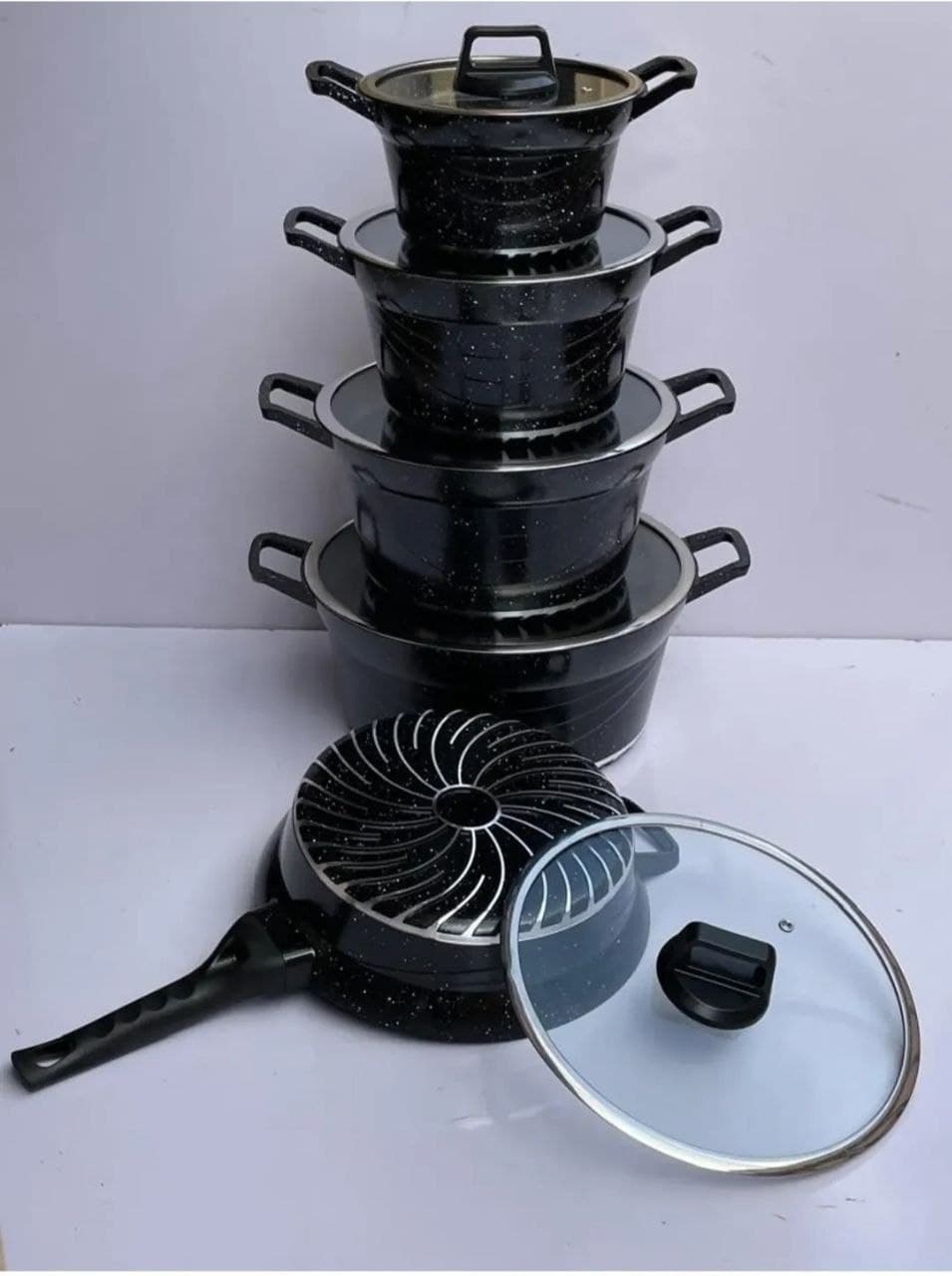 BRO-D03 BROCOOK GRANITE COOKWARE(POT) SET