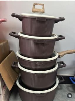 BRO-D06 BROCOOK VERY HIGH-QUALITY GRANITE COOKWARE(POT) SET